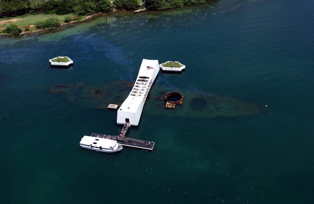 Pearl Harbor on Oahu Island...
