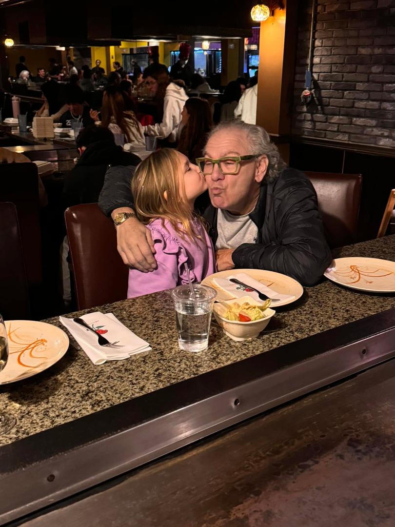 My Saturday night, date of hibachi and a kiss. Doesn’t get better than this. 