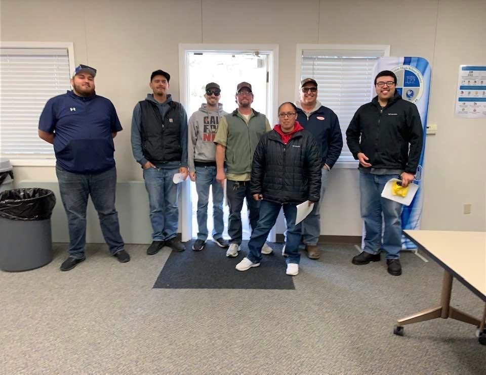 Custodians who clean Livingston high school after attending a three hour workshop on the chemistry of cleaning and student and teacher cooperation. Another dedicated crew of first responders.