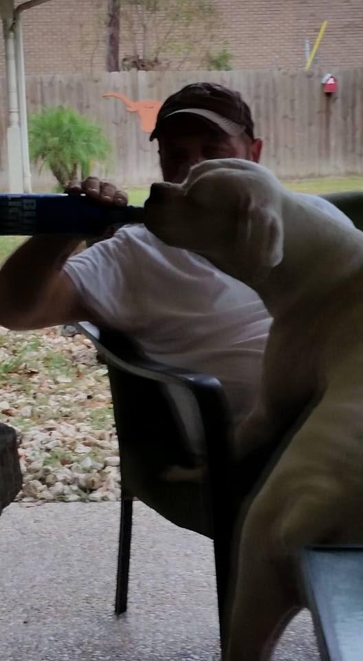 Baby girl having a beer with her daddy.