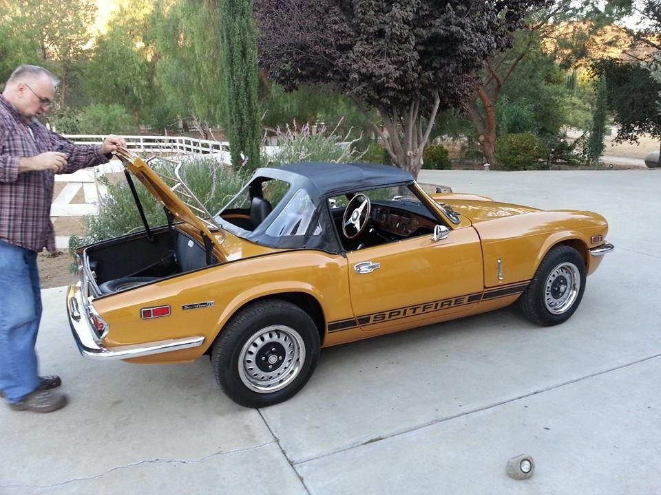 The boss is checking out his new ride