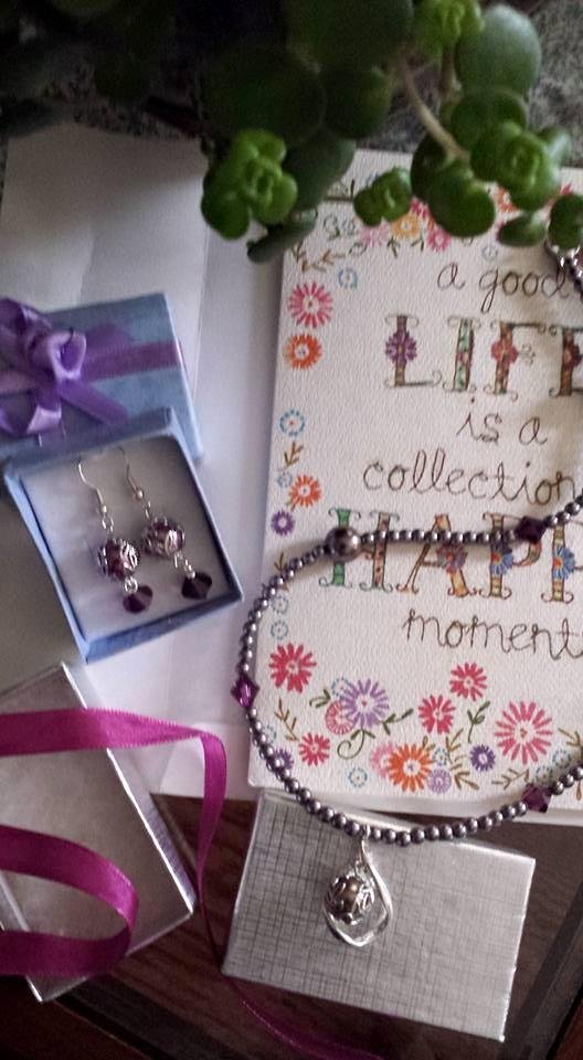 Came home today and found the nicest surprise. A package! Thank you Maria-Elena Mammana Farina. I love it and it is the perfect color. You are just so sweet. Now I know where Megan Bailey Bailey gets it. I love you gu