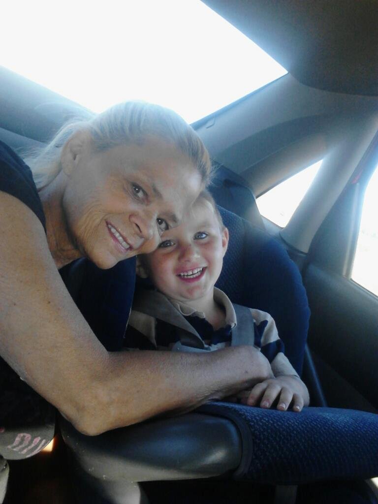 Me and my Grandson gregory the 3rd