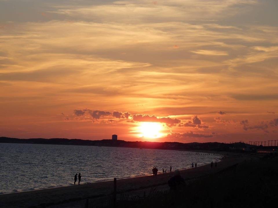 Sunset in P-town from Truro
