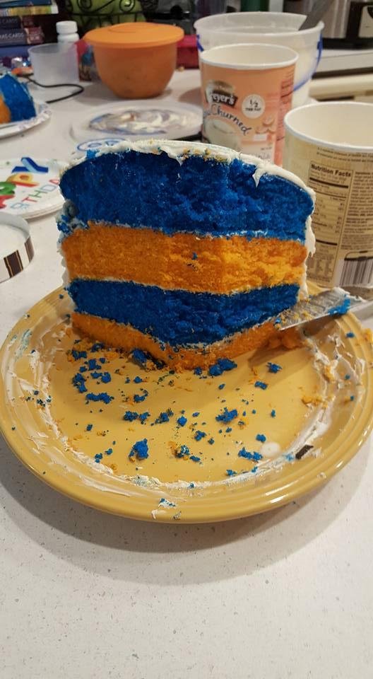 My Bronco birthday cake. Thank you Debbie Thornton.