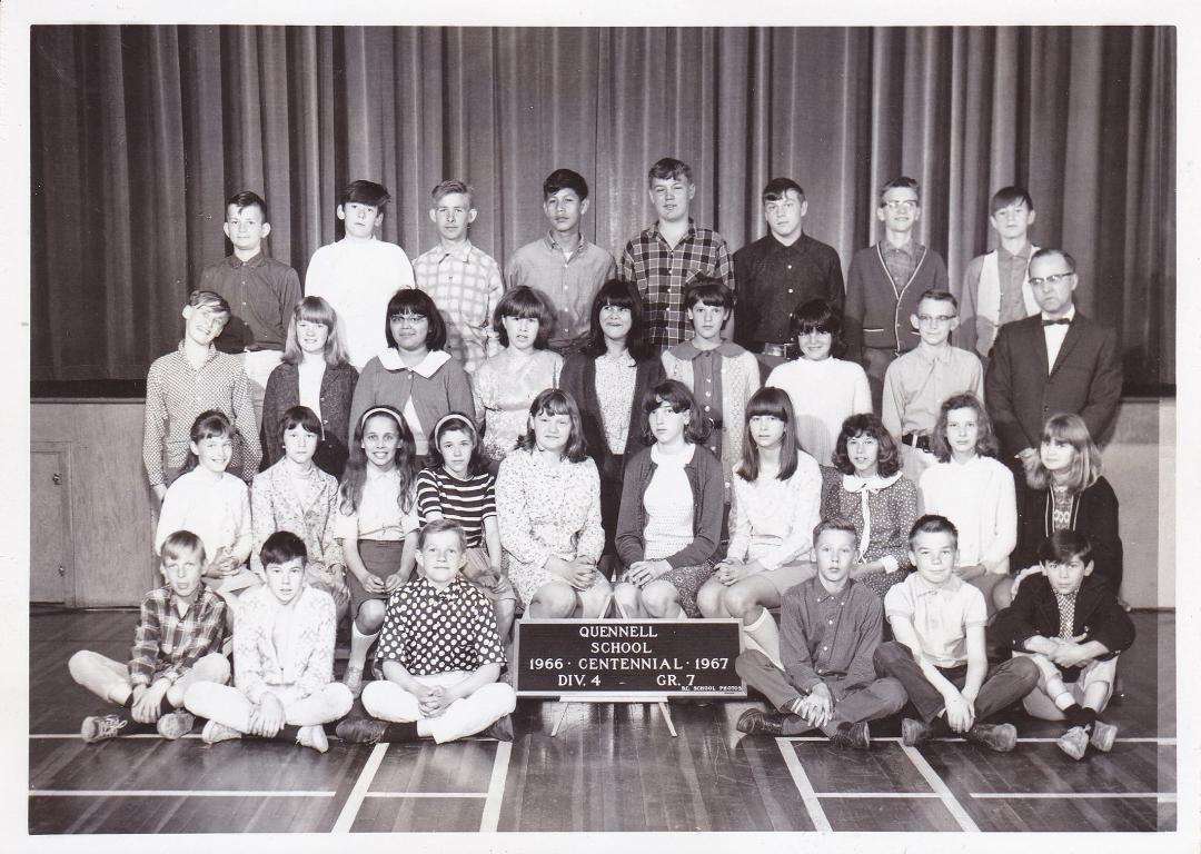 this my grade seven class at quennell school