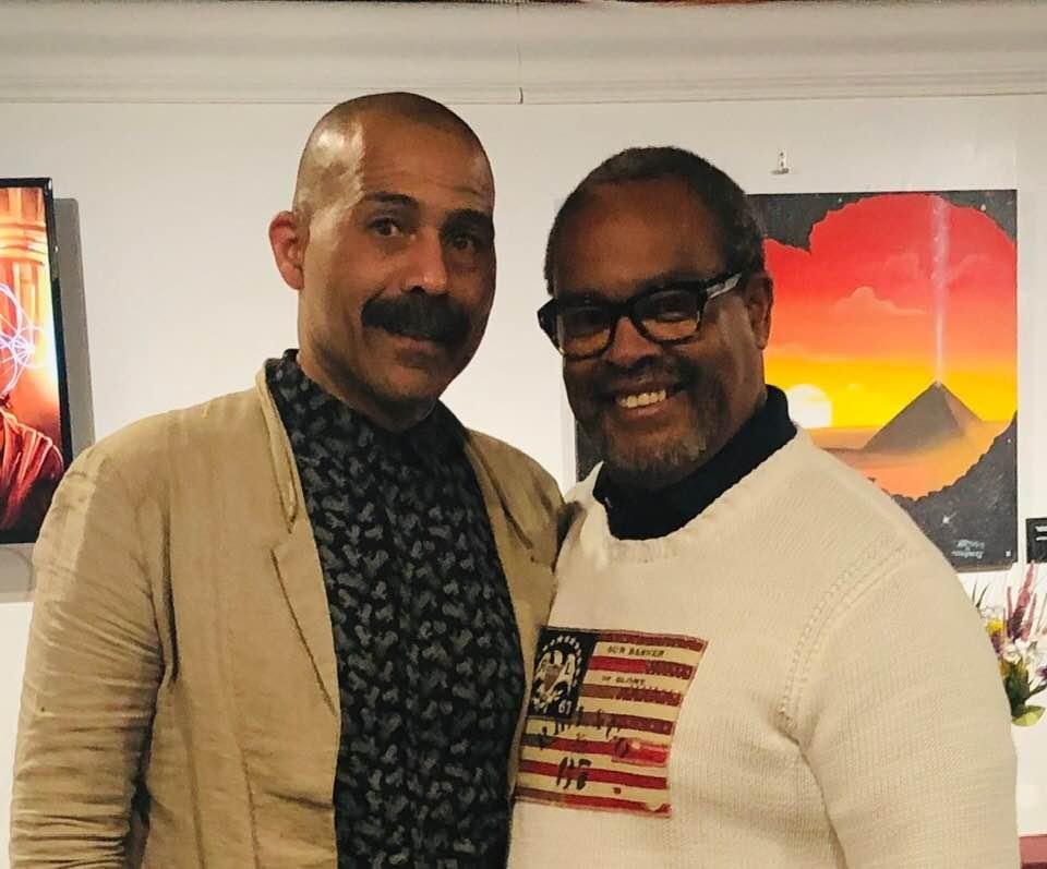 My cousin Kahil aka Cliffie was in San Diego tonight performing in a jazz concert. Haven’t seen him in 20 years!