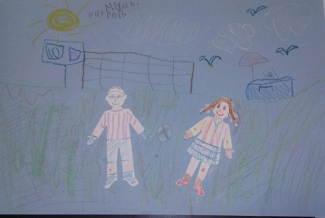 Miyah's Gparents day art work
