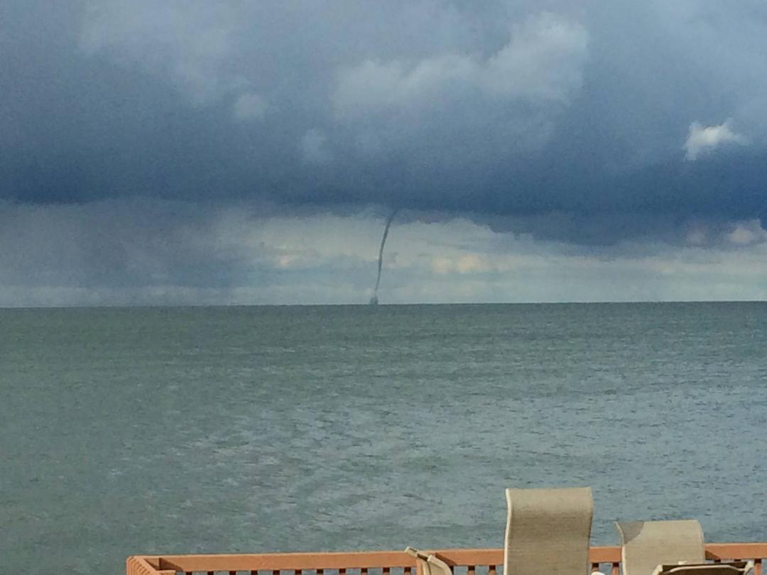 Waterspout on Saginaw Bay....