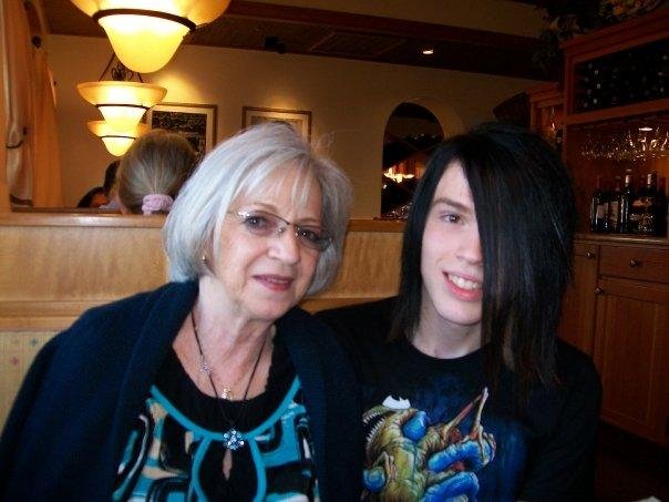 Vivian Bellgarde, proud Grandma "Cookie" and her precious 18 year old grandson Cody Eaves