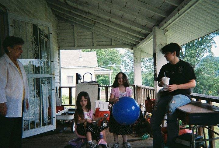 William Hatcher's album, trip up to see grandkids
