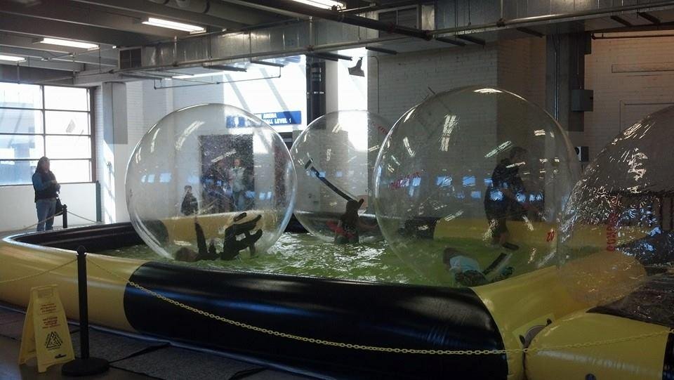 Hamster ball fun @ the Rocky Mountain Horse Expo.