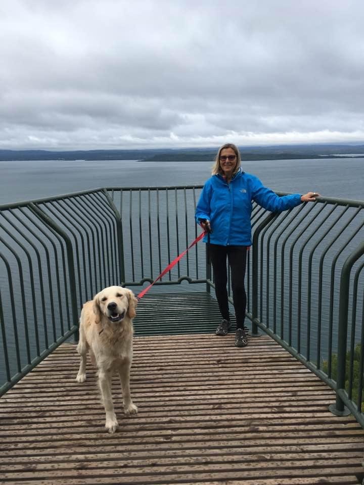 Hanging out 100 metres above Lake Superior