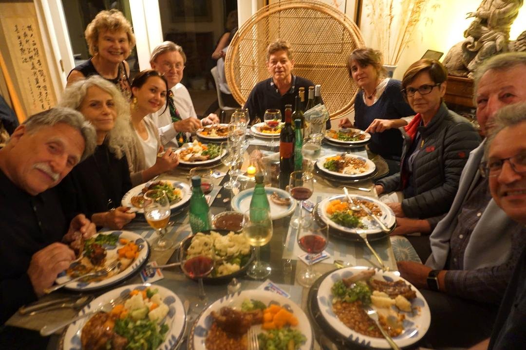Dinner at Diane and Michael's with granddaughter.  Wonderful food and conversation!
