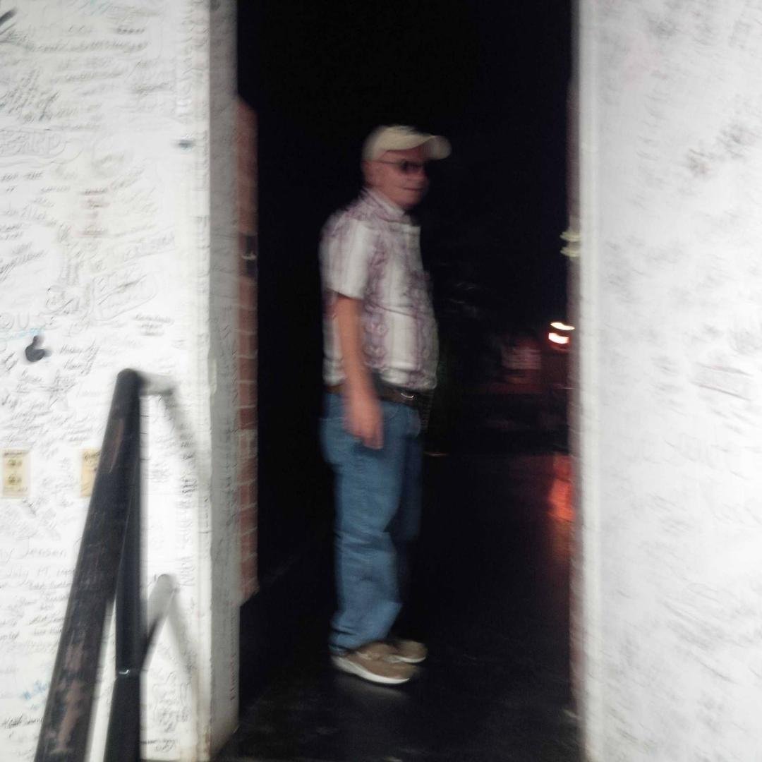 Stage entrance. With all autographs