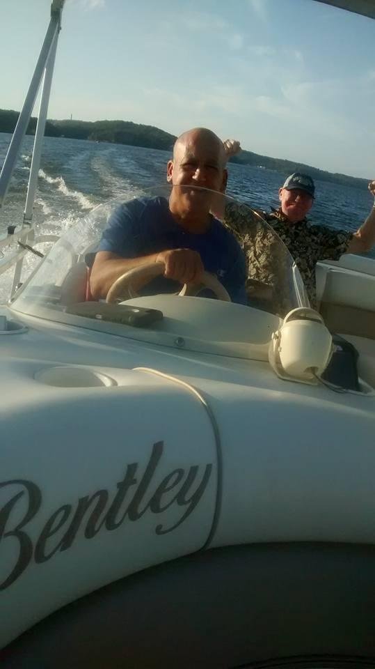 Better picture of Bob photo bombing David.