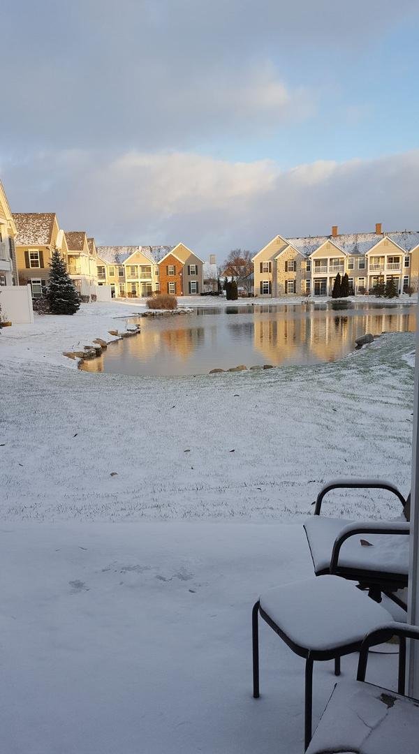 First Christmas back home!  View from our condo!  Merry Christmas everyone!