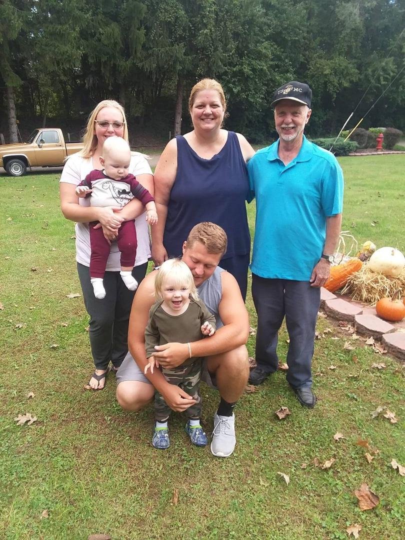My brother was home from Colorado met and spent time at my daughters, with great grandkids
