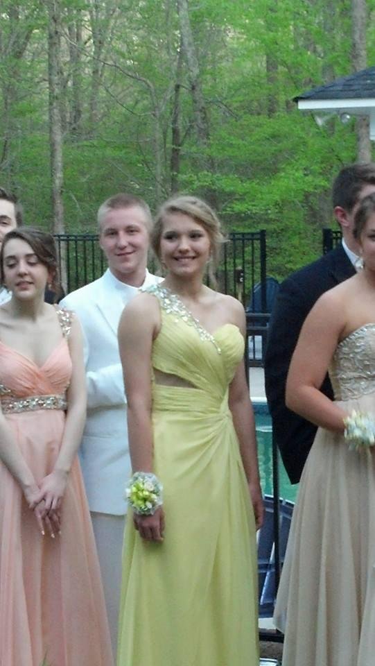 Grandson Brody McNutt and girlfriend Allison Cox senior prom