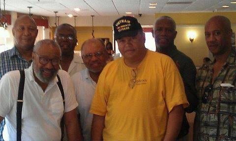 Friends having breakfast with Mr.Gordon Stills,former English teacher in the 60's at Booker T Washington Jr. High School