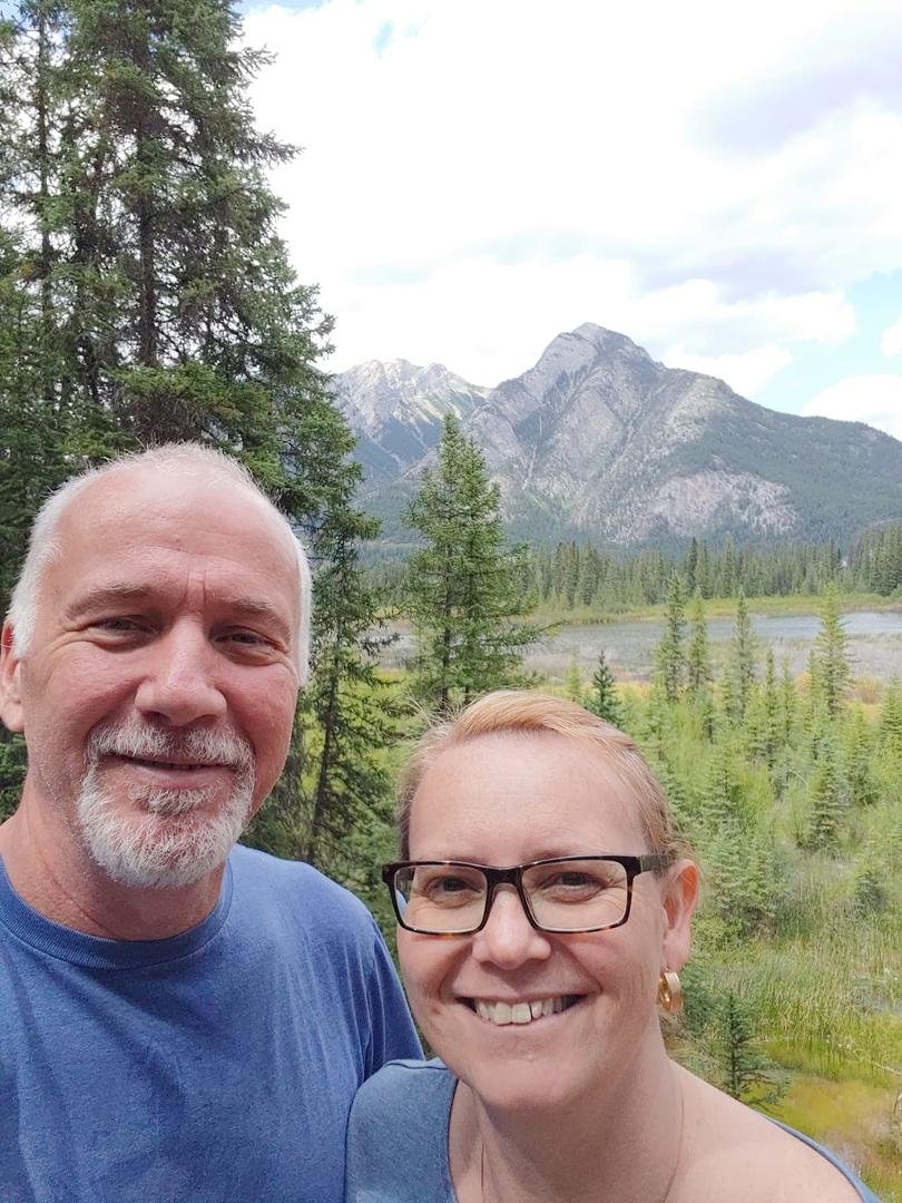 In Banff with my Girl.