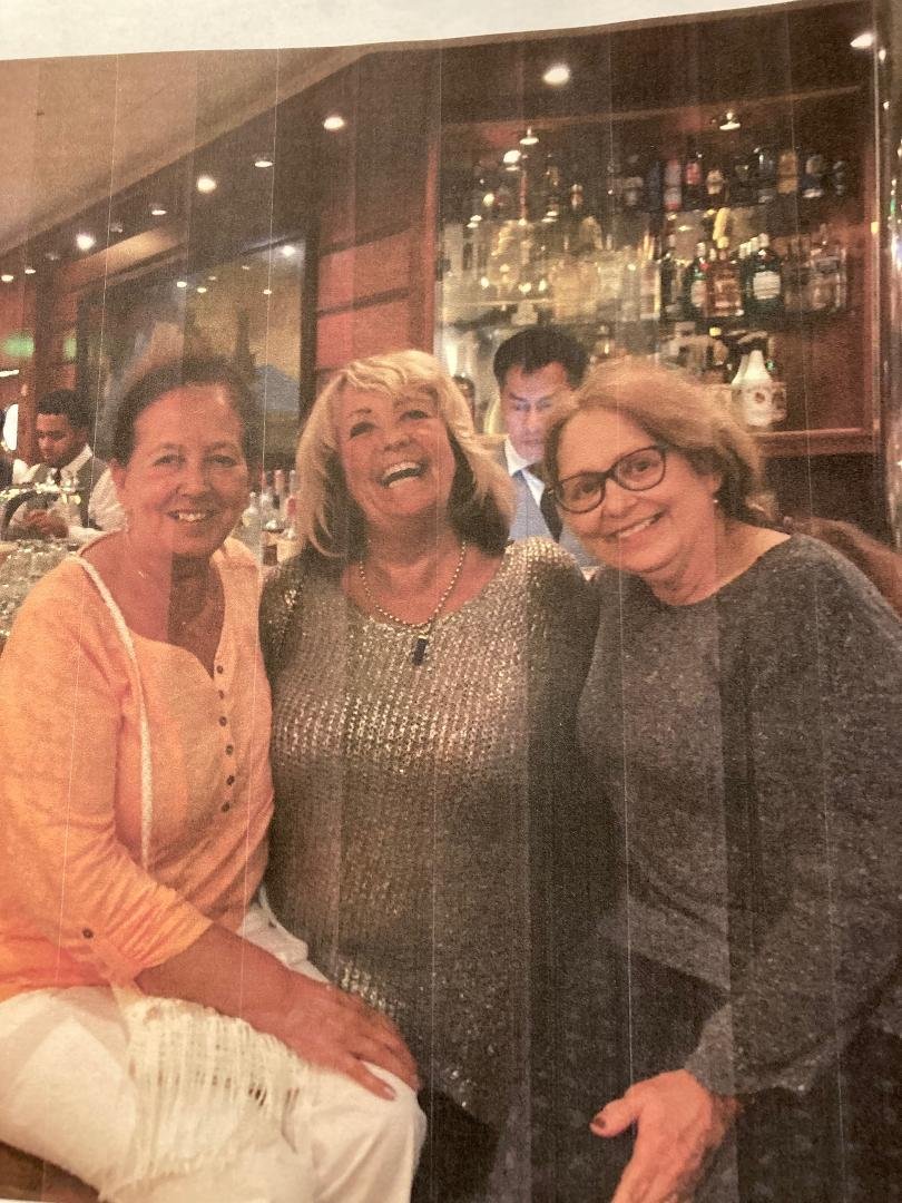 Anne, Barbie, and Me on our cruise.    Remember?
