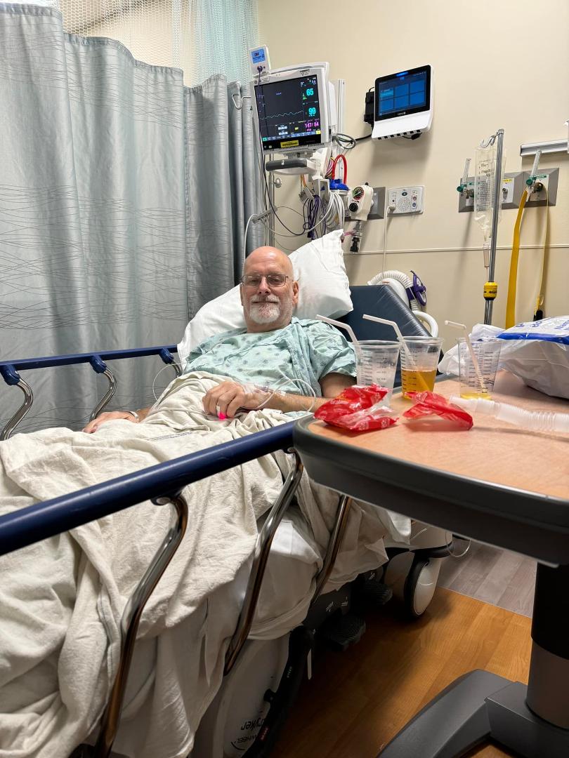 Awake and doing well. We are now in discharge. Headed home soon. Dr said everything went great.