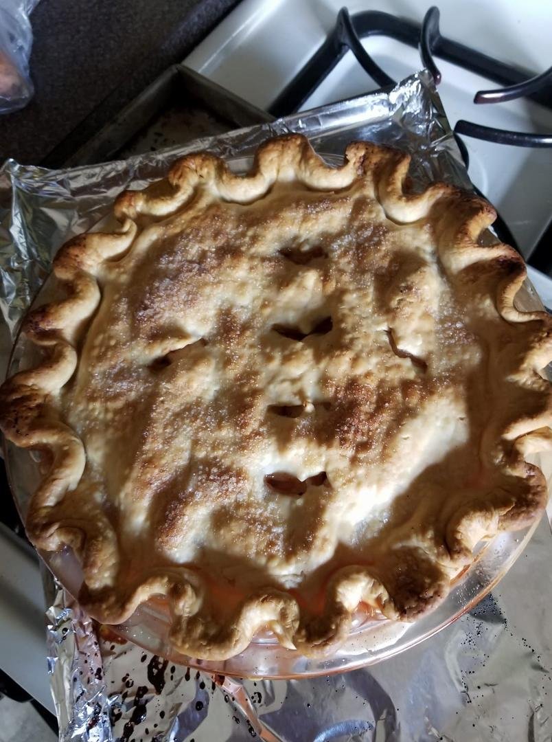 Just made apple pie
