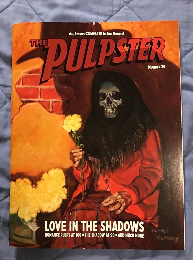 Yet another example of my past coming back to haunt me.  As many of you know I'm a fan of pulp literature thanks to my early exposure to Edgar Rice Burroughs and Doc Savage.  Since I'm like a zillion years old, I was around