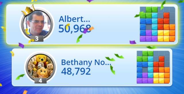 Albert is ahead of Bethany Notter! Can you do better?