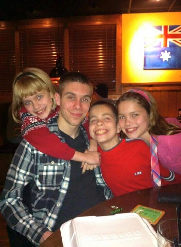 I love this pic!! 4 of my 5 grandchildren. Bethany, Michael, Jared and Julia ;)
