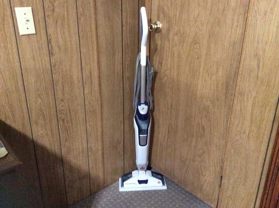 After working all day today I came home to a tasty steak dinner and this Bissell steam cleaner! It was just what I wanted and I was really surprised! Thank you so much honey for always spoiling and taking care of me! I love