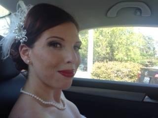On the way to the ceremony