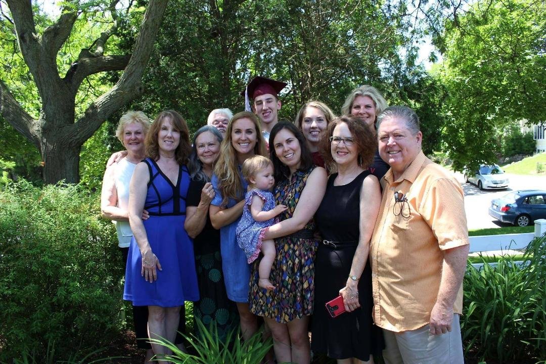 The whole clan of Ed and Marcy's.