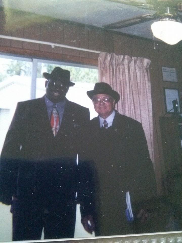 Me and my father in law.