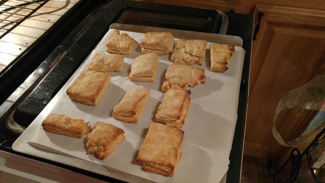 My very first attempt at biscuits....