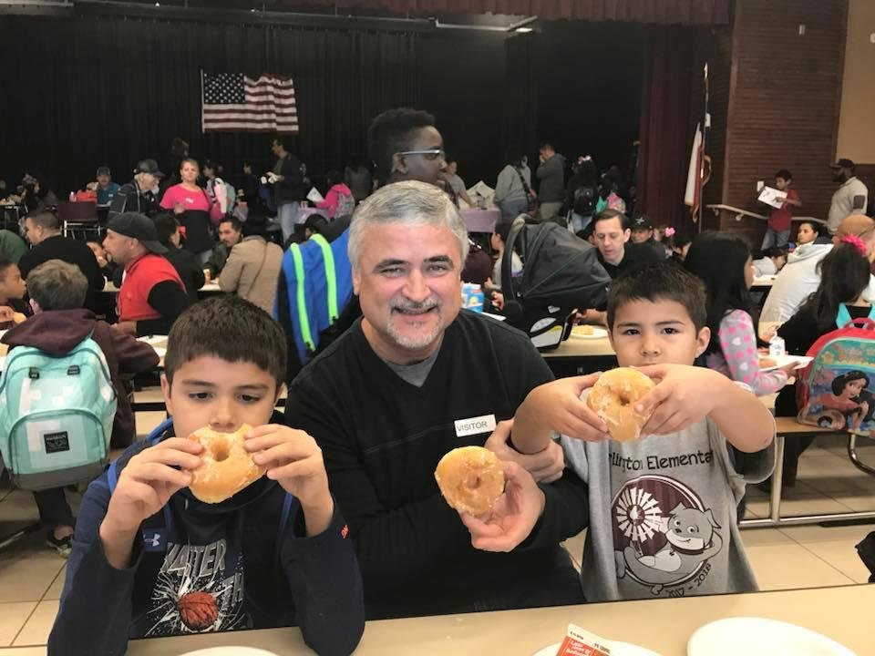 Donuts with (grand)Dads at Turlington Elementary . Tara Stacy