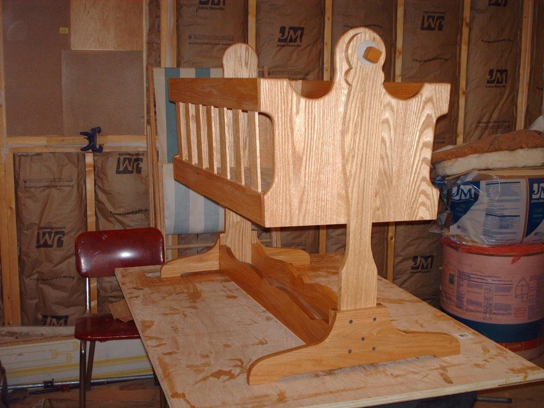 A cradle I made for Amy