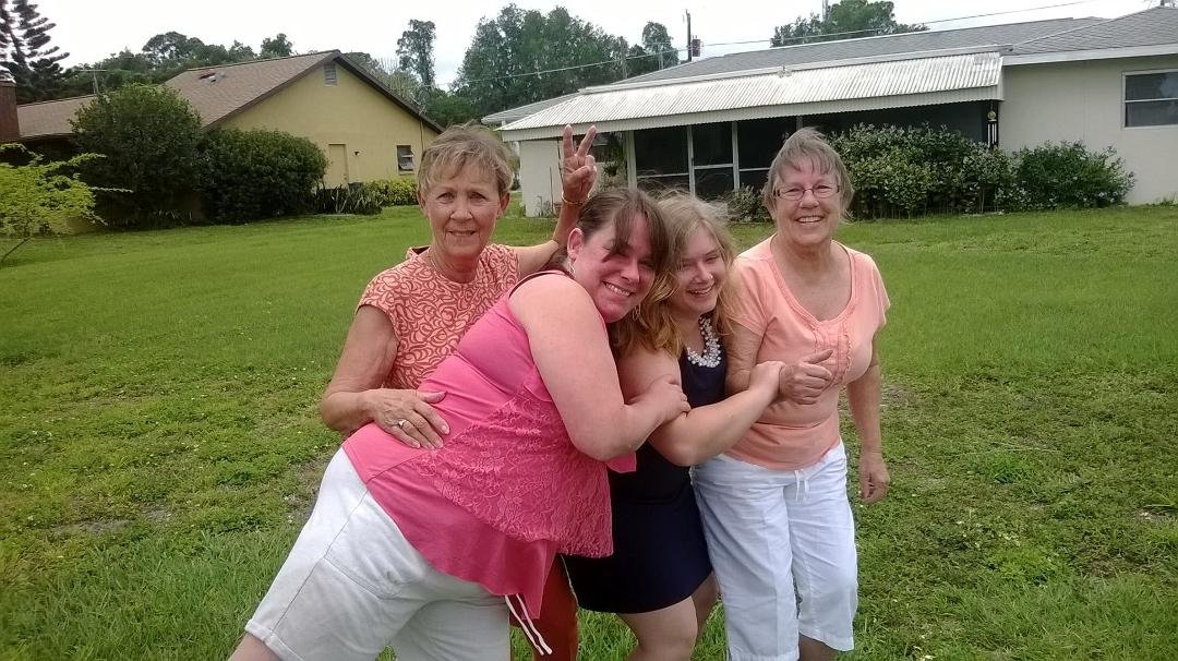 Girls being silly girls. Sweet memories!!!