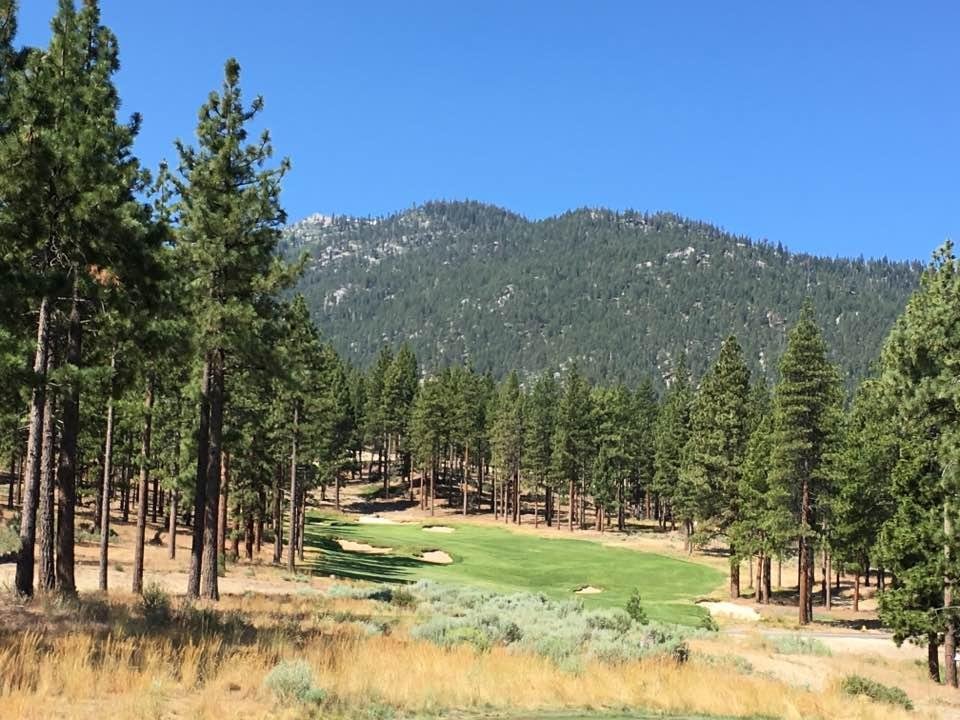 Playing golf with two of the boys in beautiful Lake Tahoe