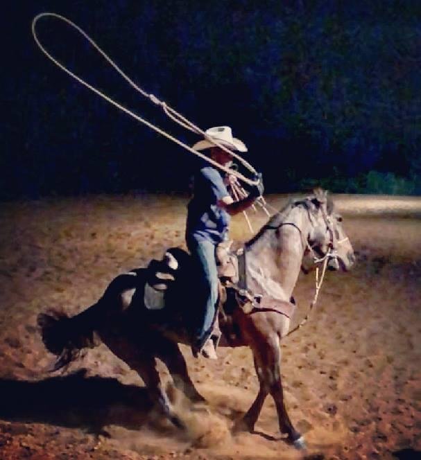 Pete on my Roan "OZZY" looking badass....that's the way it is suppose to look...