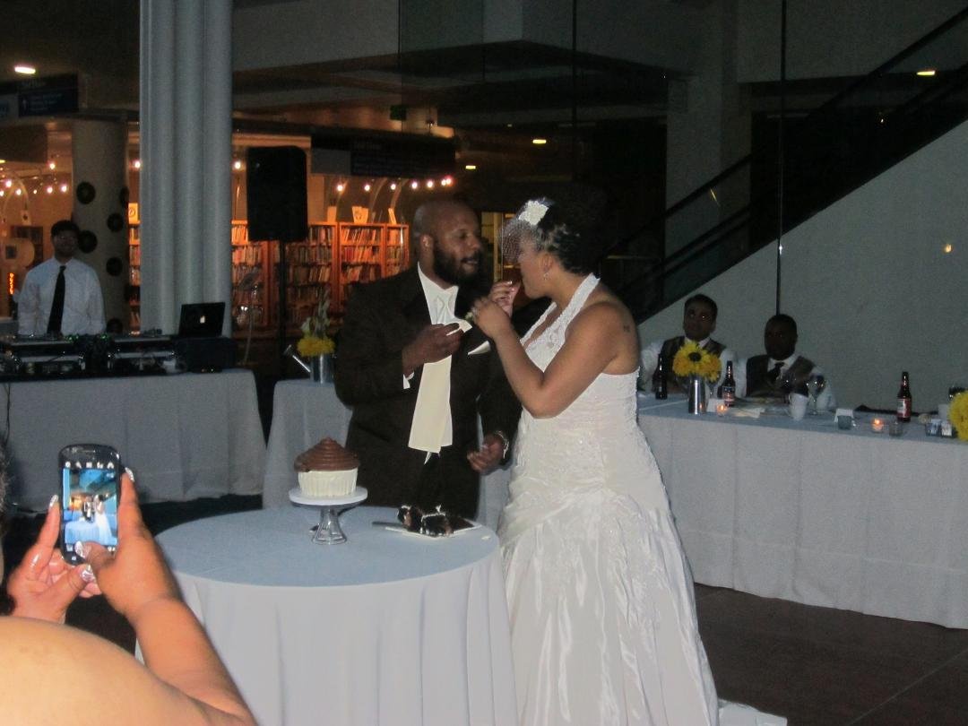 My cousin Kevin and his lovely Bride at the most creative wedding I have ever witnessed! “What therefore God has joined together, do not let man put asunder (separate).” Mark 10:9