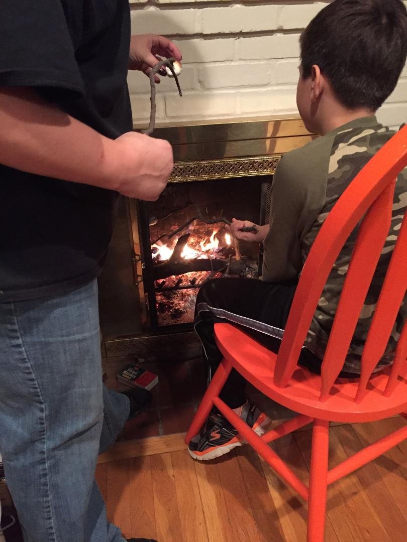 Roasting marshmallows