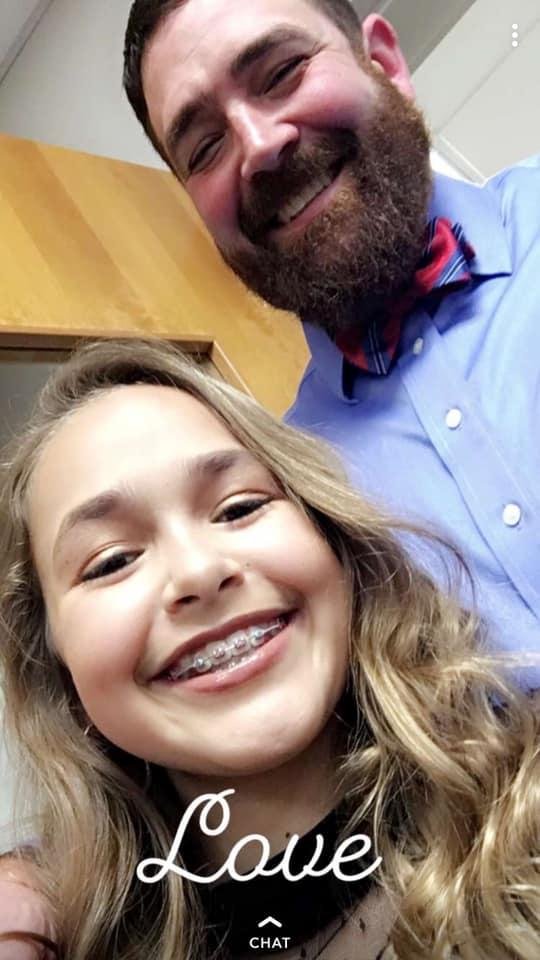 My son, Stephen’s, last Father/Daughter dance with his youngest daughter, Aniston. Time goes by SO fast! ❤️