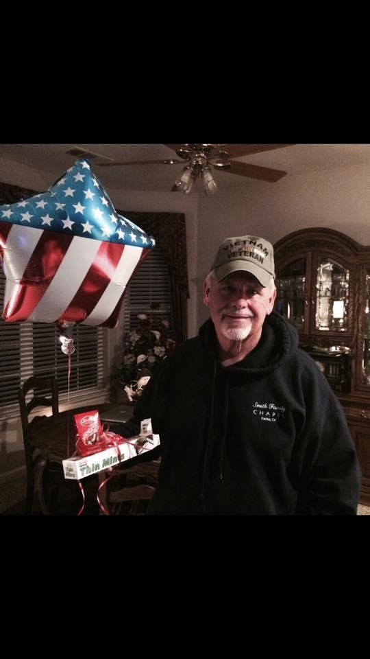 Thank you to my beautiful granddaughter Madison Smith for remembering me on Veteran's Day. Love You!!!
