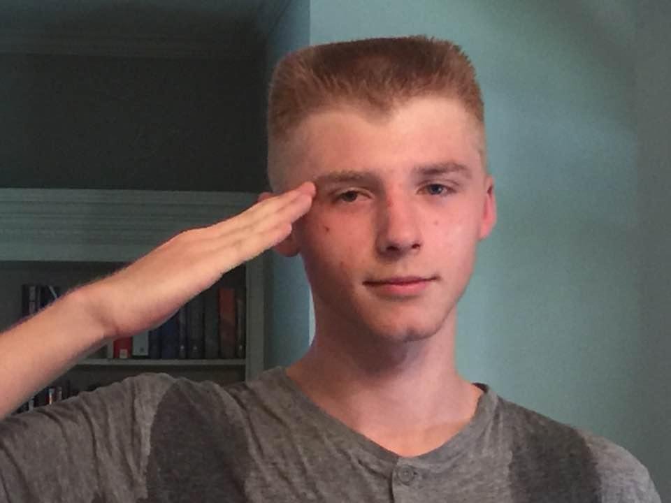 Mike is really getting in JROTC