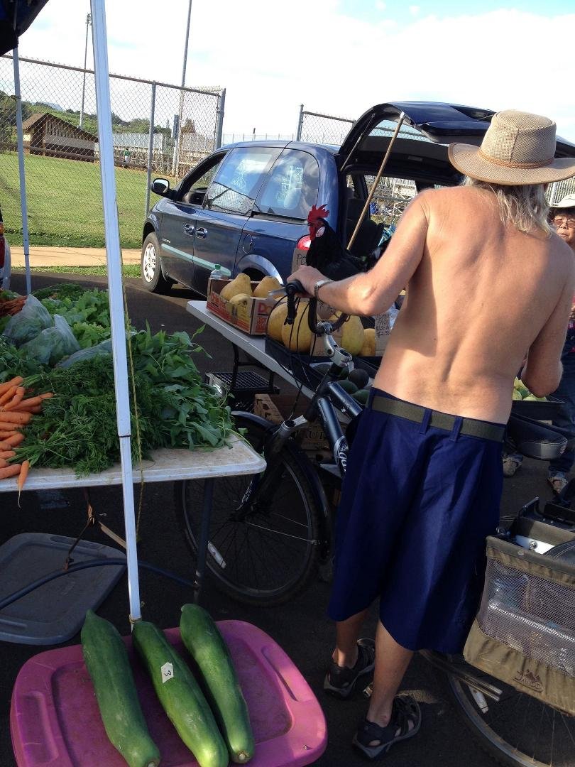 Farmers market in Kapaa, Kauai