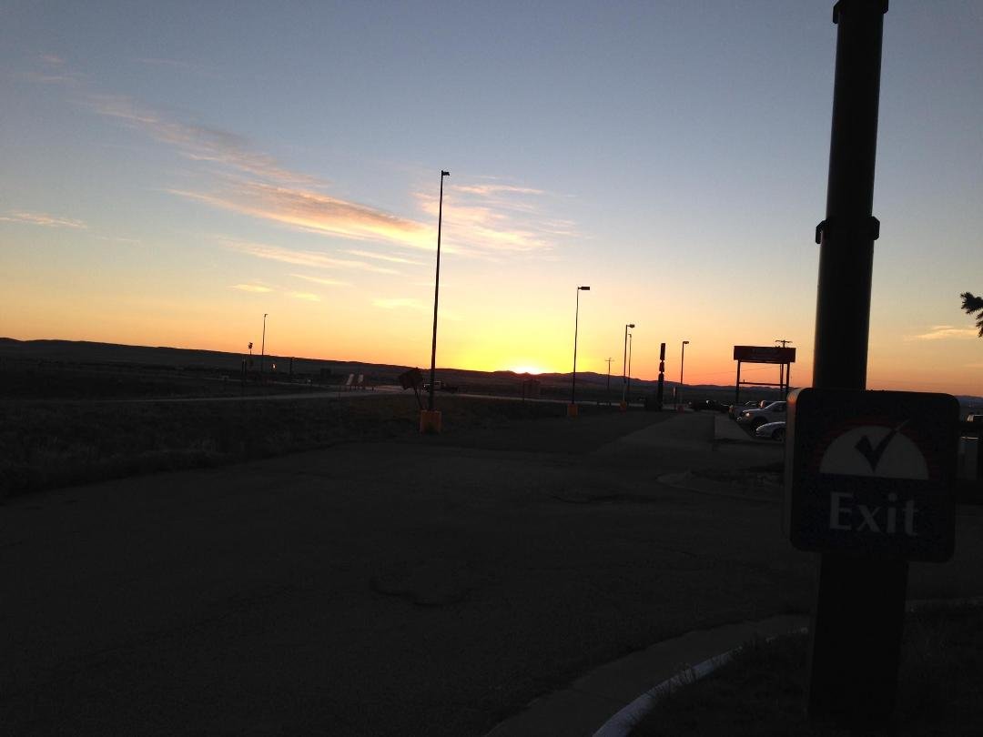 Up with the sun...the final leg home of another great adventure!