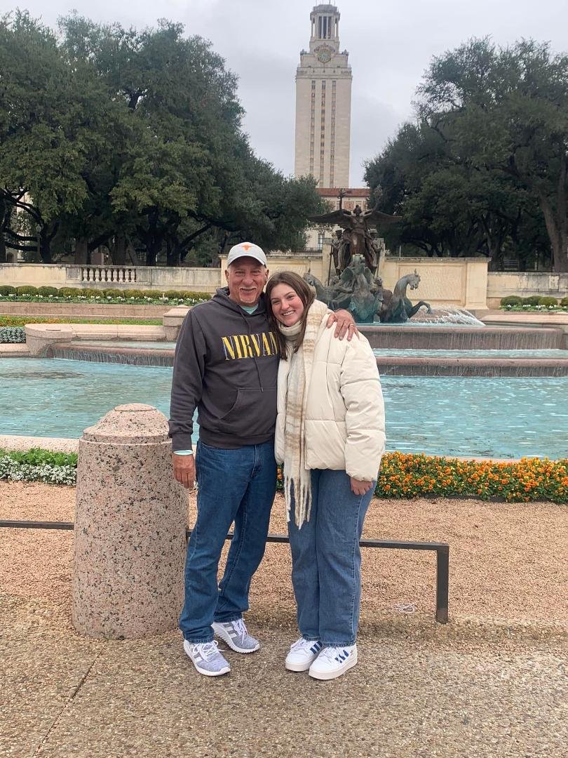 So proud of our daughter. Doing great at UT, coaching volleyball, and hoping to make a positive impact on planet earth. Fortunate to be proud of all of our daughters.