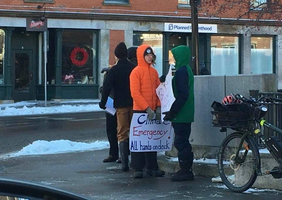Are they protesting or just out of school to hold signs? Just wondering